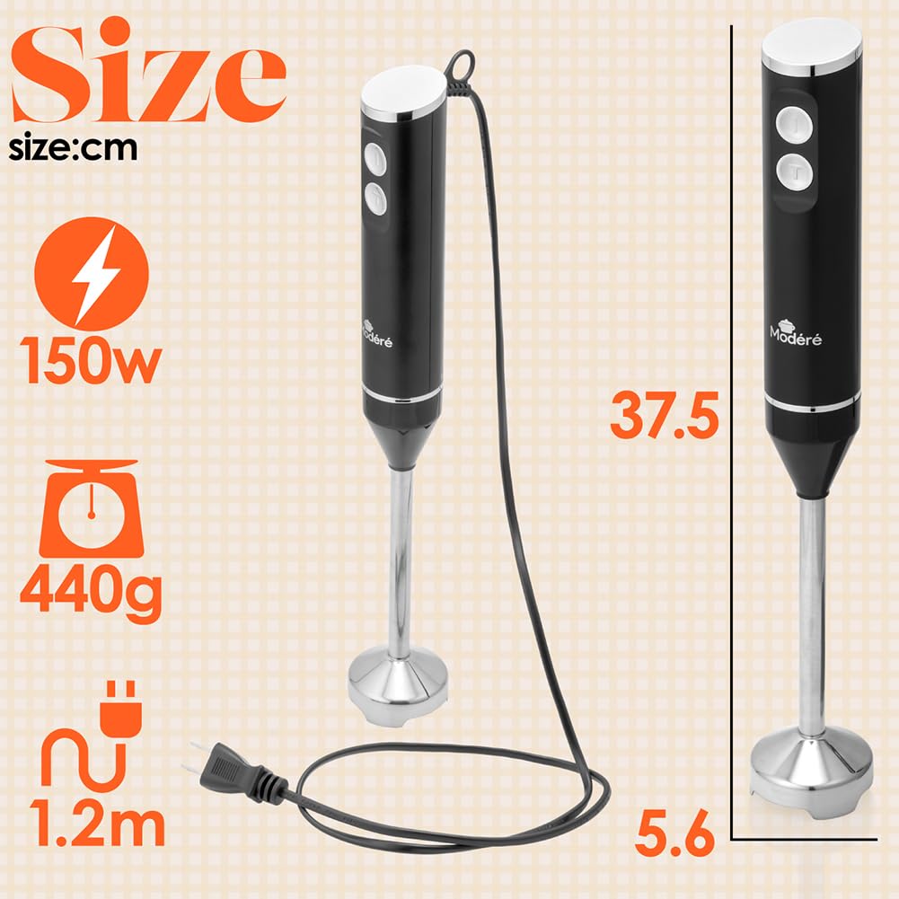 Ручной блендер из нержавеющей стали с 2 скоростями для детского питания [FaFe], блендер, миксер, регулируемый, стальной, чистый, для смузи, для похлебки,