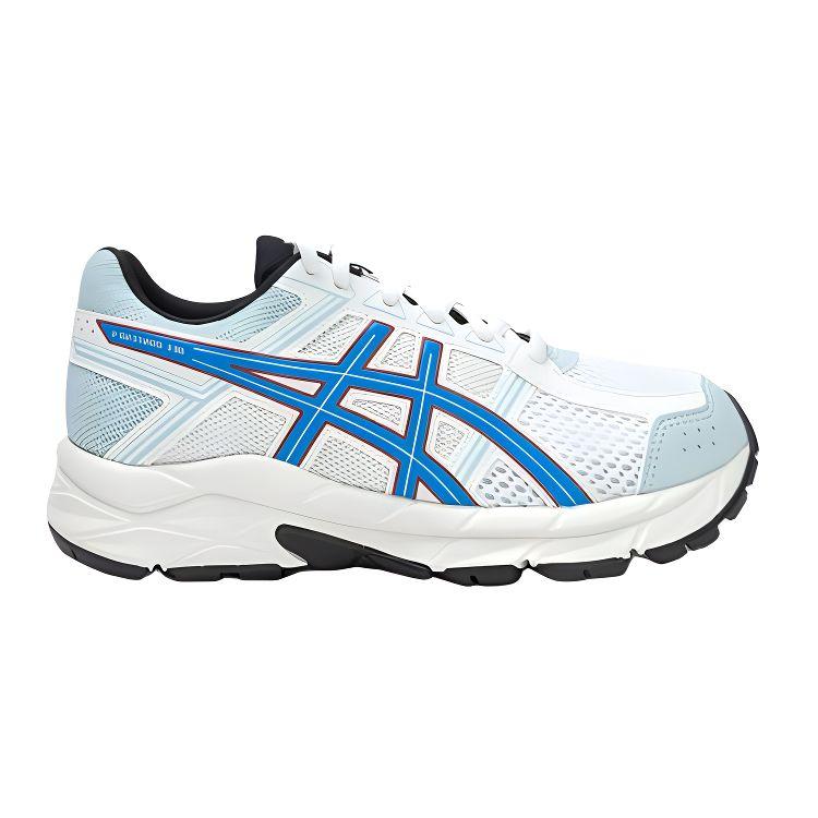 Asics Gel-Contend 4 Lightweight Breathable Supportive Running Shoes Kids Sneakers White Blue 1014A322-106