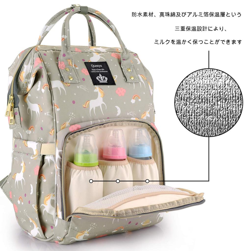 Quenya Популярный Мама Большой С Термо Большой Подготовка к Ребенку Экскурсия Путешествия Детские Вещи Хранение Сумка для Матери, Рюкзак, Легкий, Материнский