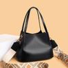 Leather Women'S Bag Mother Bag Trendy Fashion Shoulder Messenger Bag Cowhide Bucket Bag
