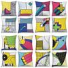 Nordic Pillowcase Home Sofa Decorative Colorful Geometric Cushion Cover
