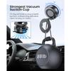 360° Adjustable Vacuum Suction Magnetic Bracket Car Phone Holder for Magsafe IPhone Samsung Foldable Magnet Mag Safe Stand Mount