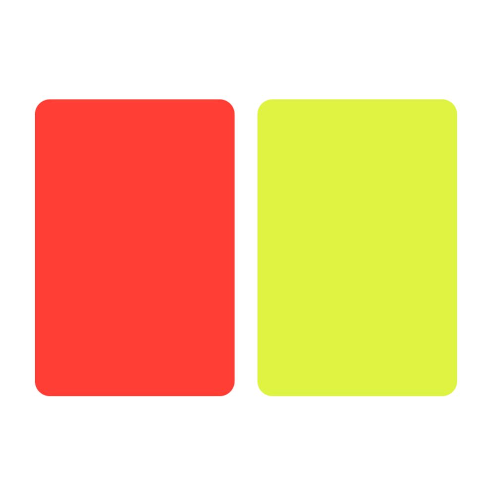2-10PC Soccer Referee Card Sets Football Match Referee Red and Yellow Card Warning Cards Score Sheets Notebook Judge Accessories