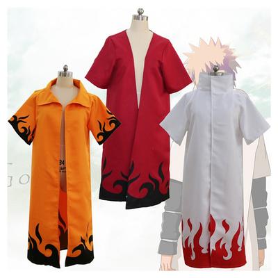 Аниме Наруто Косплэй плащи Yondaime Хокаге Намикадзе Минато униформа Хокаге Какаши мужские накидки ADM
