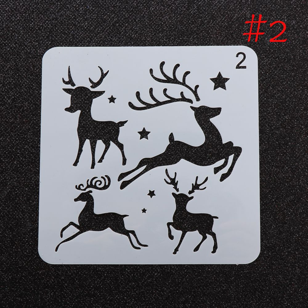 Многослойная бумага, картон, настенная живопись, цветочный шаблон, тиснение, скрапбукинг, рождественские полые трафареты