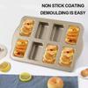 1 шт. форма для выпечки на 8 ячеек, мини-формы для хлеба, форма для тостов и маффинов с антипригарным покрытием, форма для выпечки в духовке, форма для кексов, инструменты для выпечки для домашнего использования