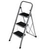 3-step Ladder, Folding Ladder, 20 Cm Wide Steps Covered with Anti-slip Rubber, Rubber Feet, Handrail, Max.. Load