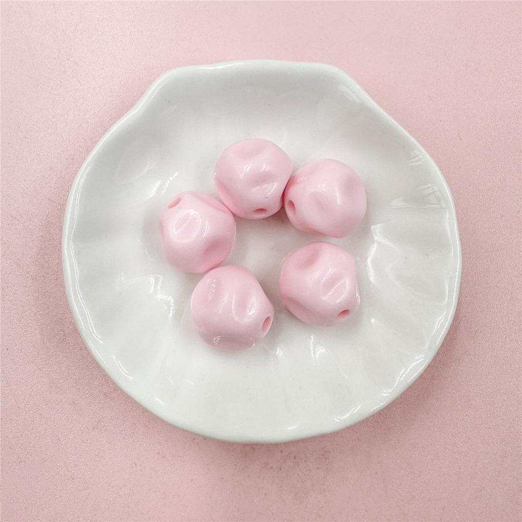 5 шт. 14,5*15,3 мм акриловые гетероморфные бусины с прямым отверстием для изготовления браслета и ожерелья DIY браслет-цепочка для мобильного телефона, материал из бисера