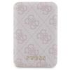 Set Guess Gubpm5P14L4Gemgp Iphone14 Pro 6.1 Hardcase + Powerbank 5000Mah Magsafe Różowy/Pink 4G Metal Logo