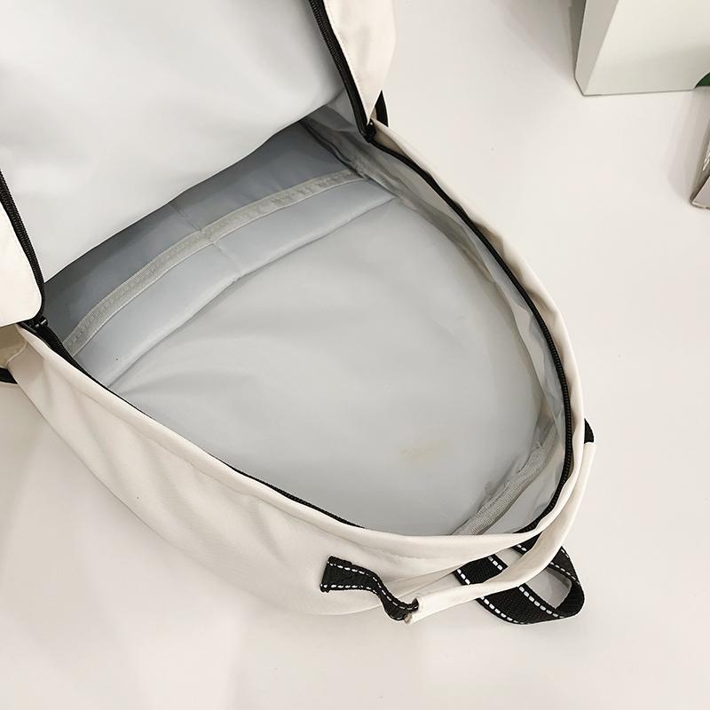 Студенческий школьный рюкзак женский однотонный рюкзак мужской компьютерный рюкзак