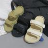Модные сандалии мужские тапочки бренд EVA модные женские повседневные нескользящие домашние тапочки дизайнерская обувь мужские уличные пляжные сандалии женские тапочки