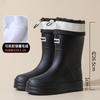 Rain Shoes Women's Platform Fashion Korean Version Short Tube Big Head Boots Four Seasons Outdoor Internet Celebrities Can Wear Non-slip Waterproof R