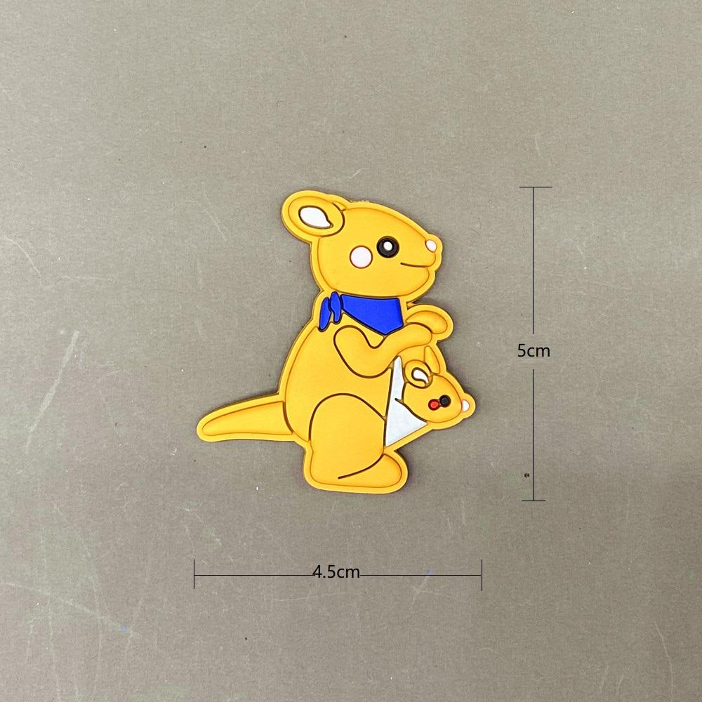 Новый ПВХ магнит на холодильник для декора холодильника Магниты с животными на ферме для детей Милые магниты на холодильник для детей Магнитная игрушка