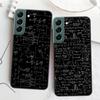 Physics Chemical Mathematics Phone Case For Samsung Galaxy Note 20 Ultra 10 Lite 9 8 M11 M12 M21 M30S M31 M32 M51 M52 J8 J6 J4 P