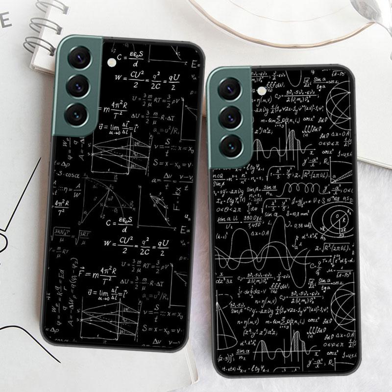 Physics Chemical Mathematics Phone Case For Samsung Galaxy Note 20 Ultra 10 Lite 9 8 M11 M12 M21 M30S M31 M32 M51 M52 J8 J6 J4 P