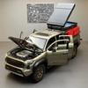 Дорожная версия 1/24 TOYOTA Tacoma Сплав Пикап Модель автомобиля Литой металл Внедорожники Модель автомобиля Звук и свет Детская игрушка Подарок