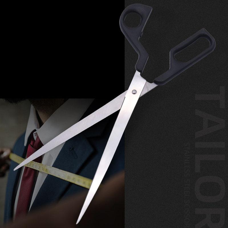 13.5 Inch Stainless Steel Extended Shear Tailor Scissors Household DIY Clothing Tool ABS Handle Fabric Sewing Dressmaker