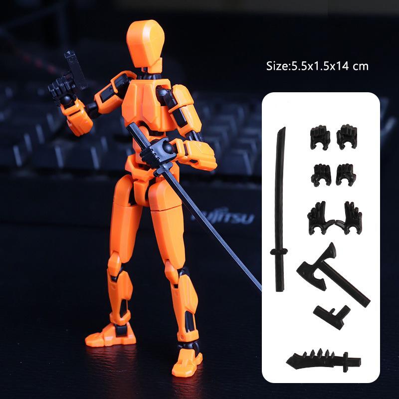 13 Titan Action Figure Multi-Jointed Movable Shapeshift Robot 3D Printed Mannequin Dummy Toys Ornament For Children Adult Gifts
