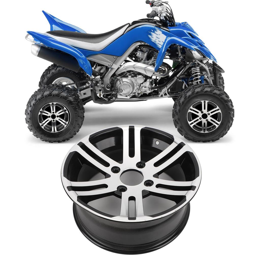 14in Wheel Aluminum Alloy High Strength Strong Construction Long Lifespan for Kart Cart