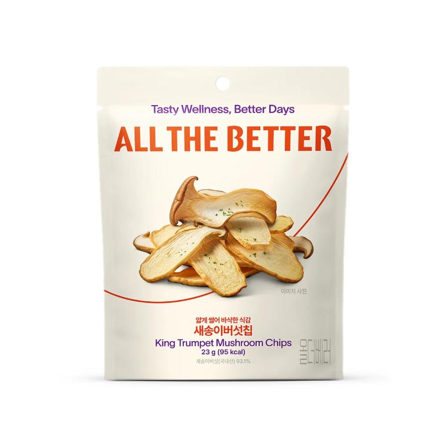 ALL THE BETTER King Oyster Mushroom Chips 23g*3bag