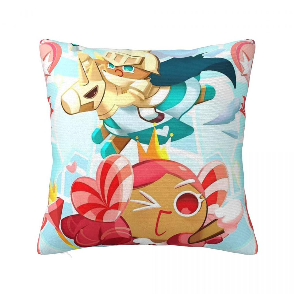 Игровые Чехлы на Подушки Cookie Run Kingdom Тень Молоко Полиэстер Чехол на Подушку Чехол для Подушки Декоративные Чехлы для Подушек в Гостиную Стул