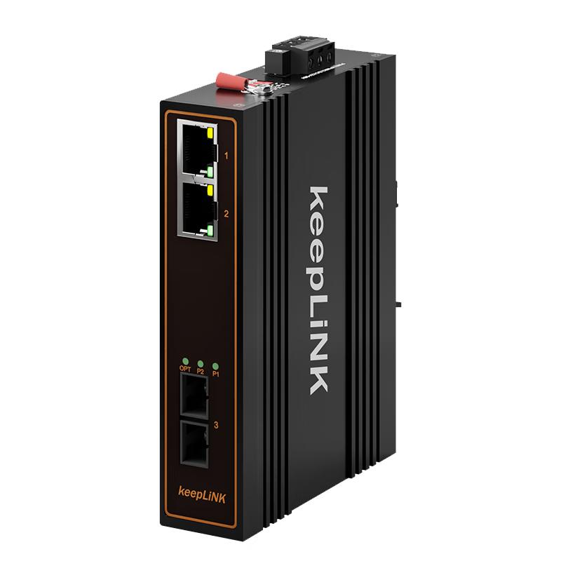 KeepLINK KP-9000 Промышленный 100M PoE Ethernet-коммутатор и оптоволоконный трансивер