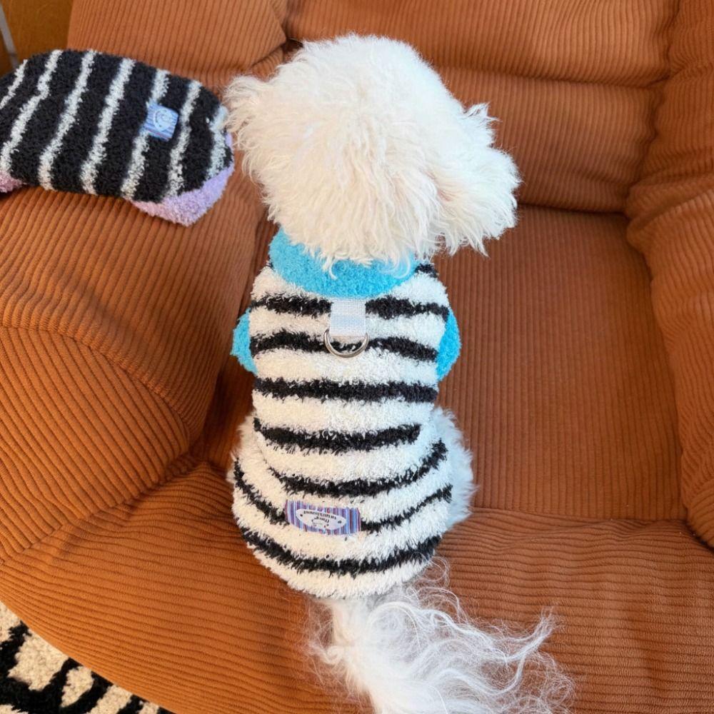 Fleece Lining Pet Warm Vest Thick Plush Plush Pet Clothes Sleeveless Puppy Outfit For Cats Dogs