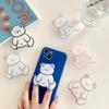 Складной держатель для телефона Griptok с мультяшным милым медведем для iPhone 15, Samsung, гнездо, карман, держатель, подставка, кронштейн
