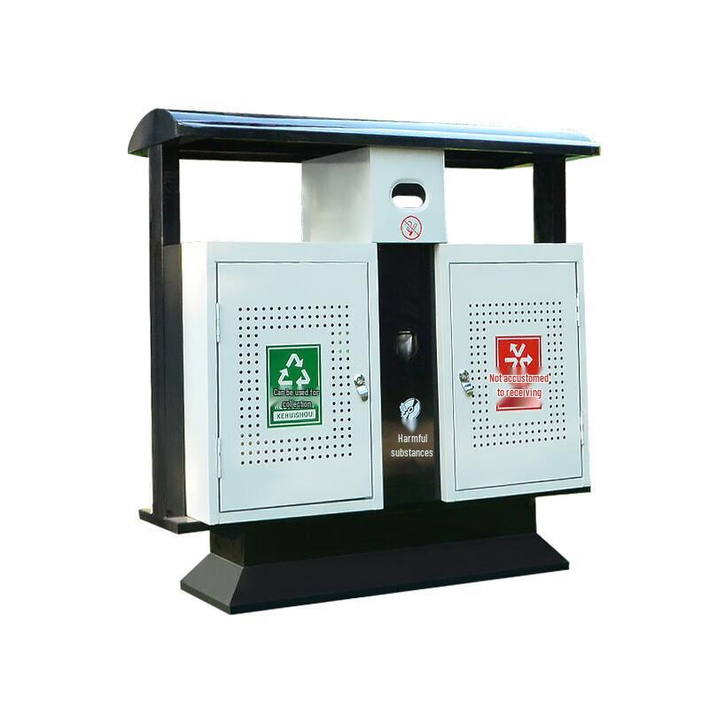 Chunsen Outdoor Steel-Wood Recycling Bin