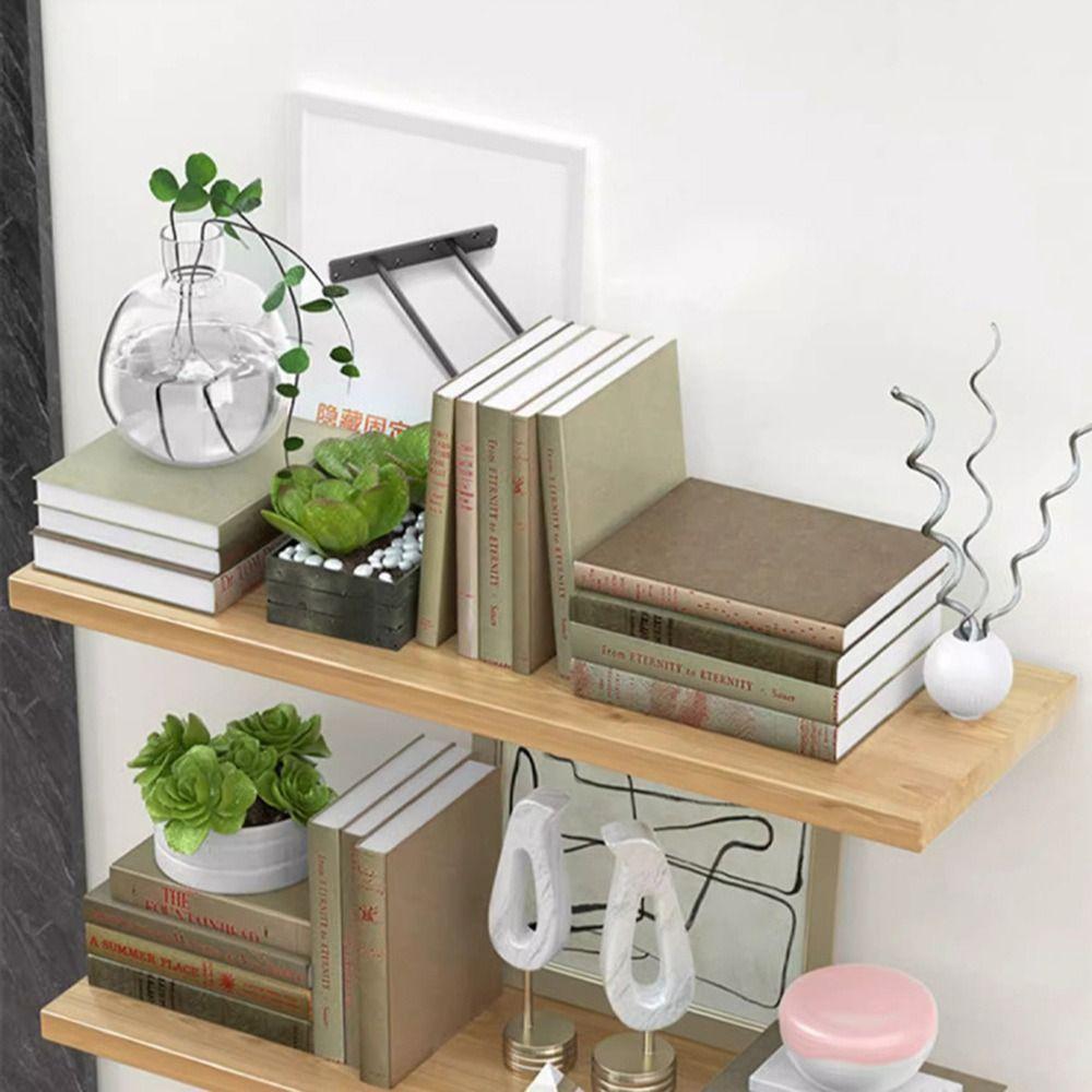 Heavy Duty Floating Shelf Brackets Metal Wall Shelf Support Replacement Shelving Brackets