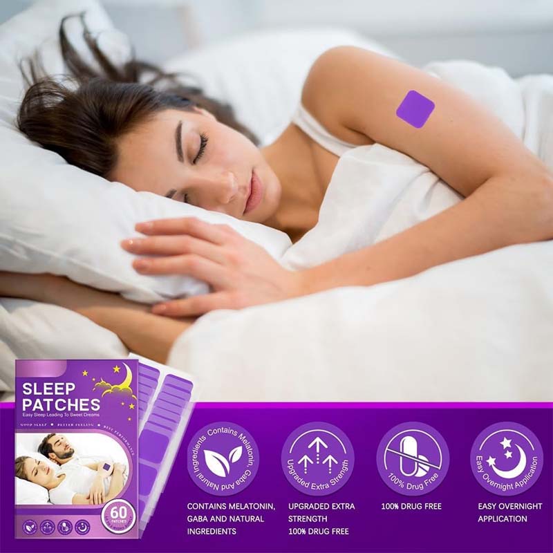 60 пластырей для сна, натуральный пластырь для улучшения сна, пластырь для сна для взрослых