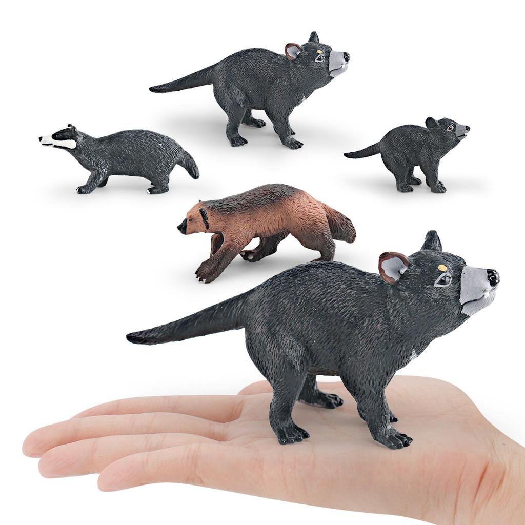 Eurasian Badgers Pvc Wildlife Model For Kids Learning And Home Decoration