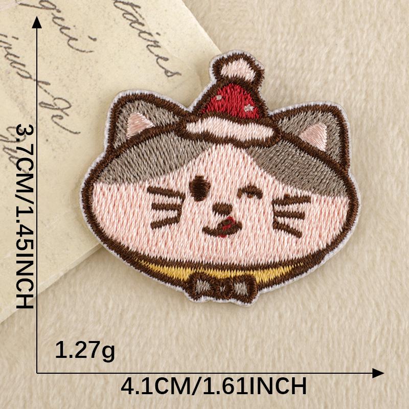 Корея Нашивка Мультяшное Животное Вышивка Самоклеящийся Патч для DIY Одежды и Аксессуаров