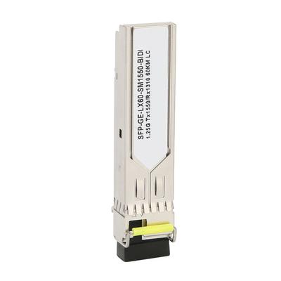Оптический модуль SFP 1.25G Single Module TX1550 RX1310nm 60KM LC Gigabit Оптический модуль для волокна