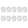 10Pcs Aluminum Alloy Spacer Round Unthreaded Standoff Support Fittings Outer Diameter 10mm