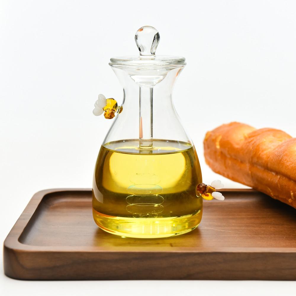Large Capacity Honey Pot Three-dimensional Bee Honey Container Creative Syrup Jar  Breakfast