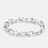 METROCITY JEWELRY Комбинированный браслет из стерлингового серебра A241SB2154CPA