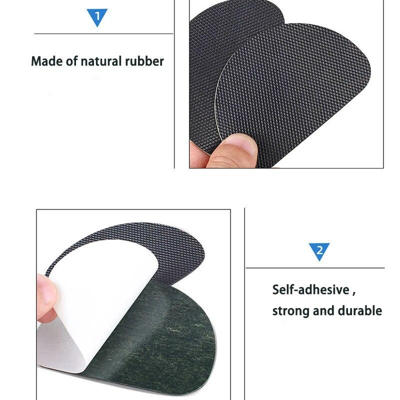 Самоклеящиеся нескользящие подушечки для подошвы обуви, ручки для высоких каблуков, подушка, противоскользящая резиновая наклейка без запаха, защитная накладка для подошвы обуви