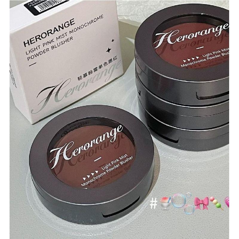 HERORANGE - Светло-розовый монохромный пудровый румяна - 4-5