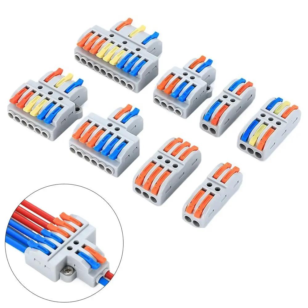 Mini Quick Terminal Block Docking Universal Compact Compact Splice Electrical Connectors Small Wiring Connector Electrical