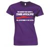 Zombie Apocalypse Pretending Im Not Excited Ladies TShirt New