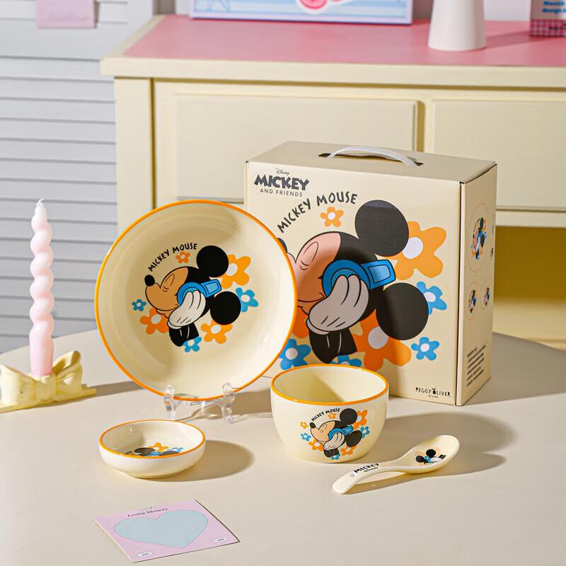 Disney Красочная керамическая посуда Микки и друзья