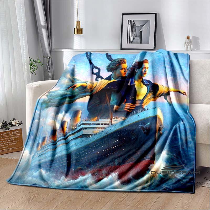 (Titanic) Flannel Blankets Are Suitable for Bedrooms, Living Rooms, Beds, Camping, Picnics, Offices, and Other Places.