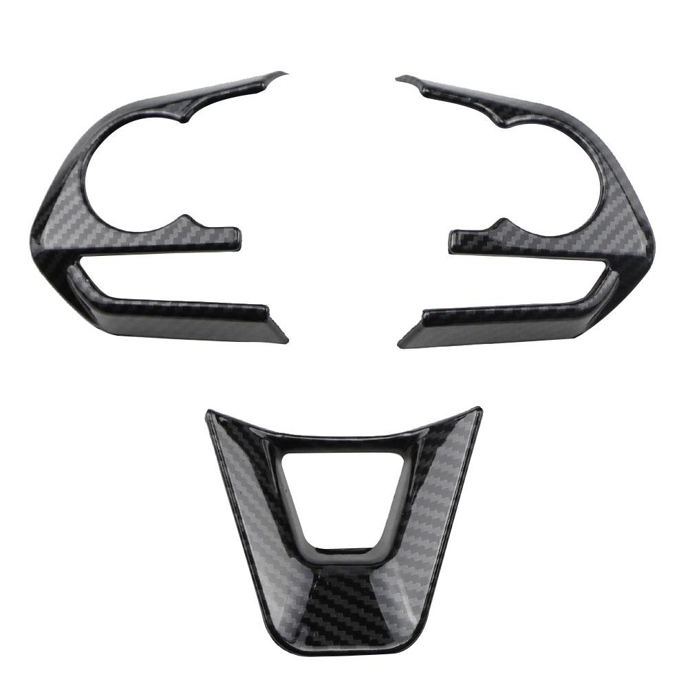 Car Steering Wheel Button Panel Trim Sequins for Toyota RAV4 RAV 4 Corolla Avalon 2019 2020 Accessories ABS