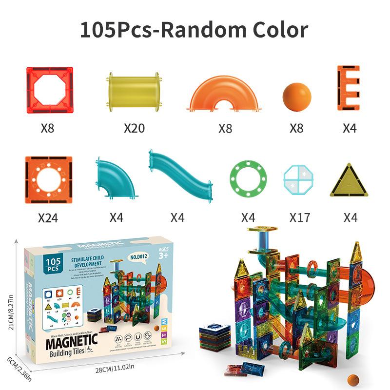 Children'S Early Education Toy Magnetic Piece Pipe Magnet Building Block Pure Magnetic Set Source Factory Puzzle