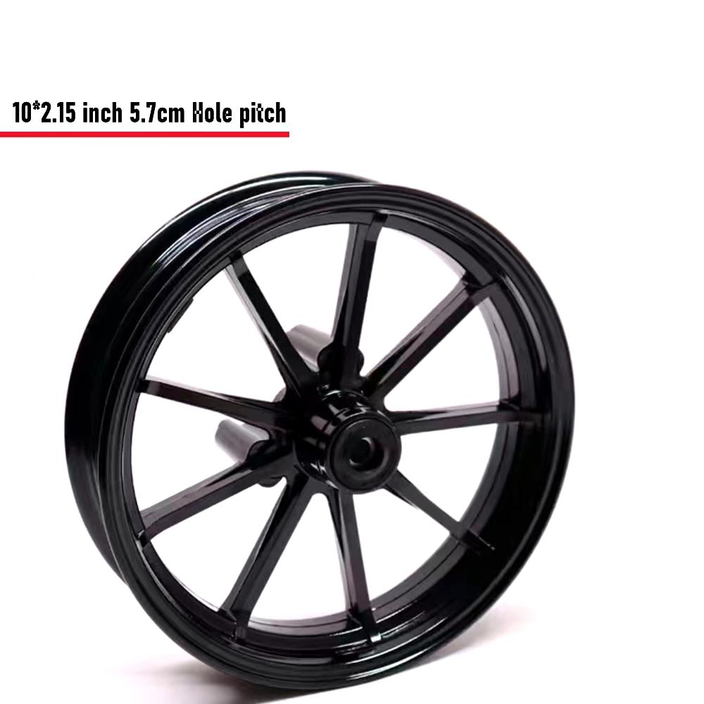 10*2.15 inch 5.7/7.0cm Hole Pitch Aluminum Wheel Hub Motorcycle Front Rim For Yamaha Scooter FORCE RSZ JOG CUXI Niu Modify Parts