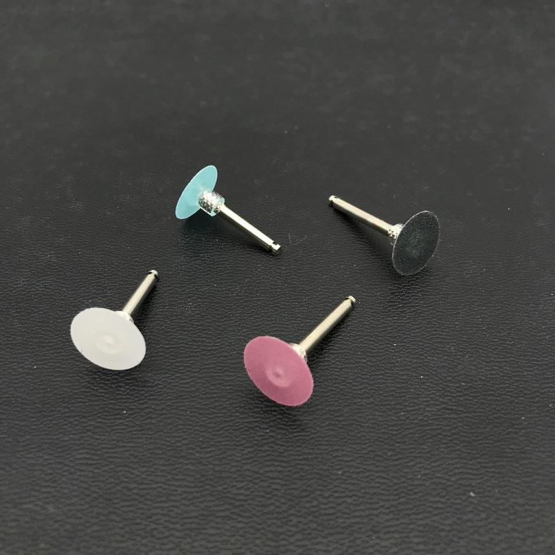 40pcs Dental Polishing Stem Discs Composite Finishing Disc + 4pcs Mandrel