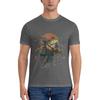 The Frog Ronin Japanese Art Skinfriendly Tshirt Niche Street Style Bright Colors Tee