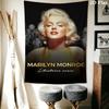 Marilyn Monroe City Tapestry Fashion Print Wallmounted Background Wall Hanging Cloth Home Decor Christmas Gift