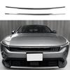 2PCS Carbon Fiber ABS Plastic Hood Grille Front Bumper Mesh Decorative StripTrim For Kia K4 2024-2026 Car Exterior Accessories